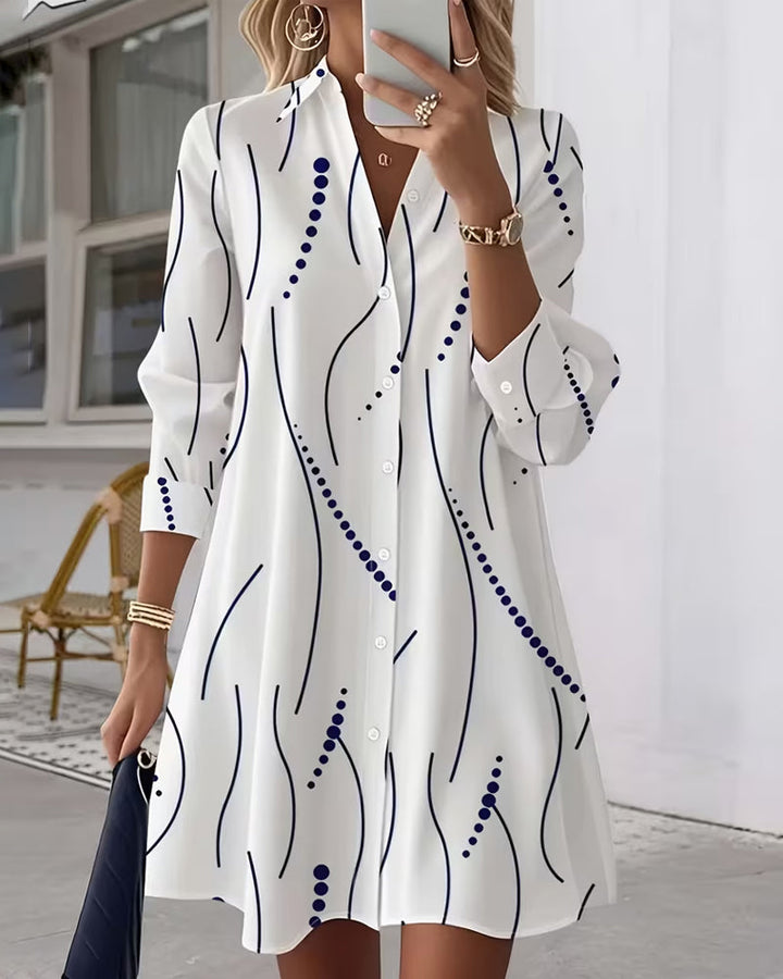Claudine — Robe chemise élégante et fluide