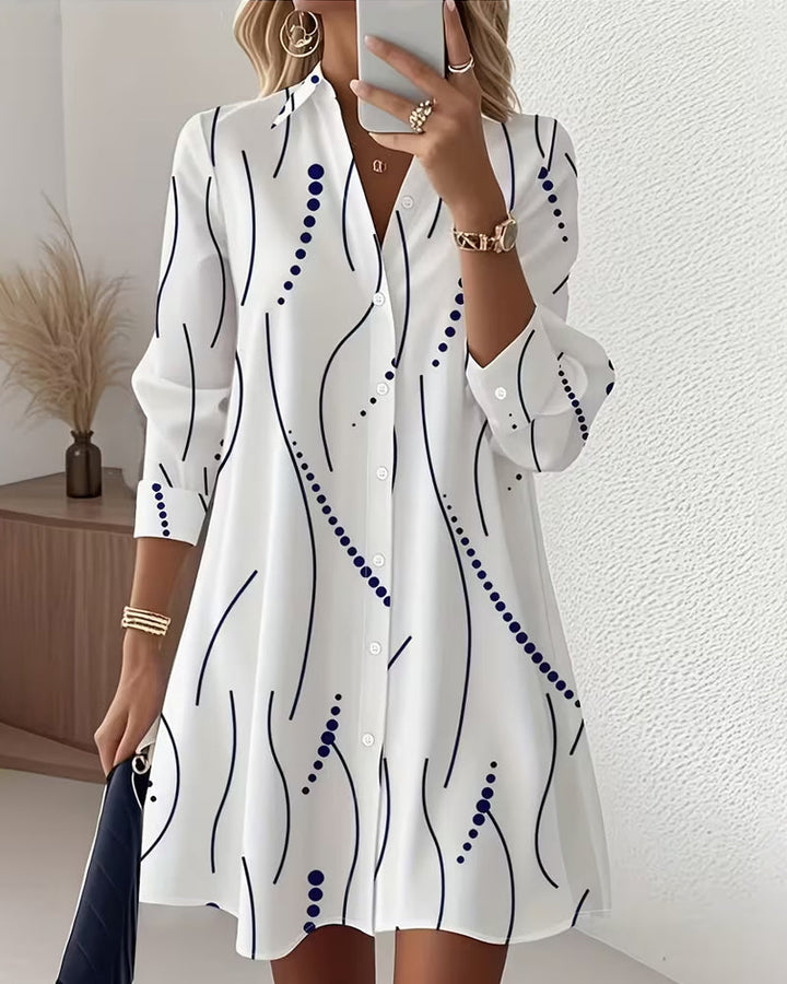 Claudine — Robe chemise élégante et fluide